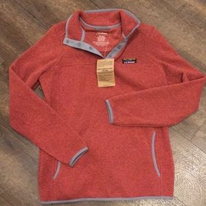 L.L. Bean Sweater Fleece Pullover
